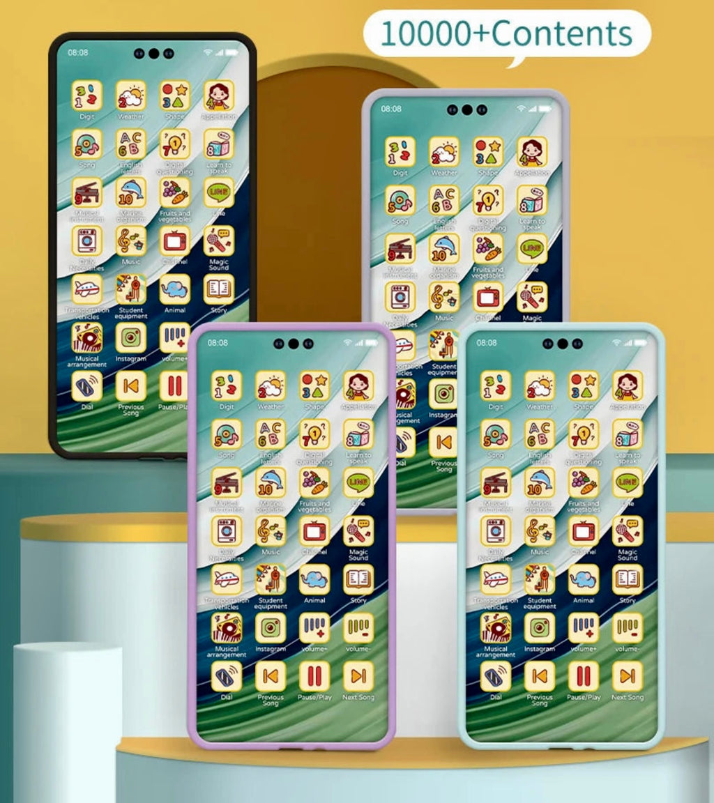 Toddler Learning Toy Phone – Interactive Stories, Music &amp; Early English Education