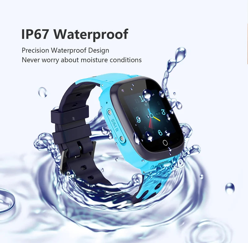 Next-Gen Kids Smart Watch – 4G, GPS, Video Call, Waterproof &amp; Temperature Monitor
