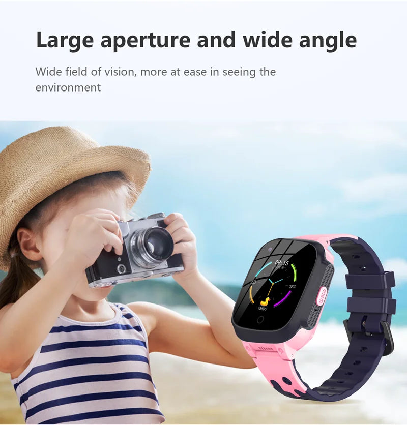 Next-Gen Kids Smart Watch – 4G, GPS, Video Call, Waterproof &amp; Temperature Monitor