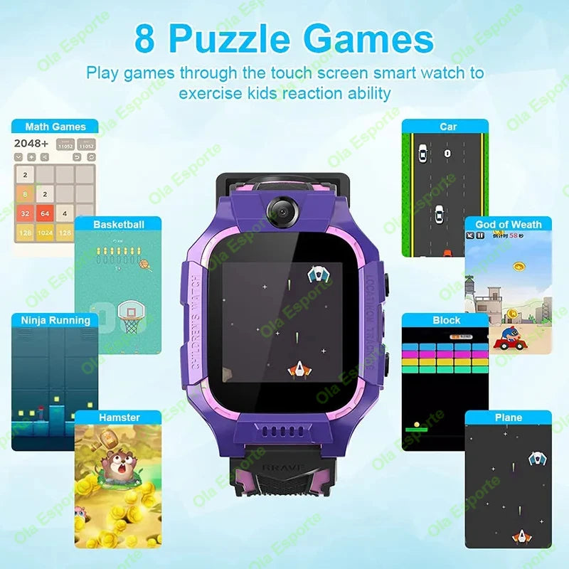 Kids Smart Watch 2G – GPS, SOS, SIM Card, Video Call, Camera &amp; Waterproof
