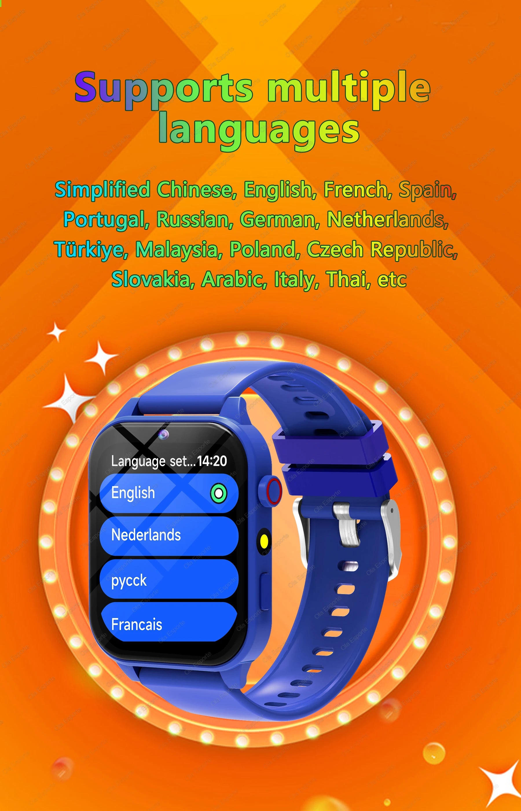 Kids Digital Smart Watch – 18 Games, Pedometer, Sleep Tracker, Calculator &amp; Stopwatch