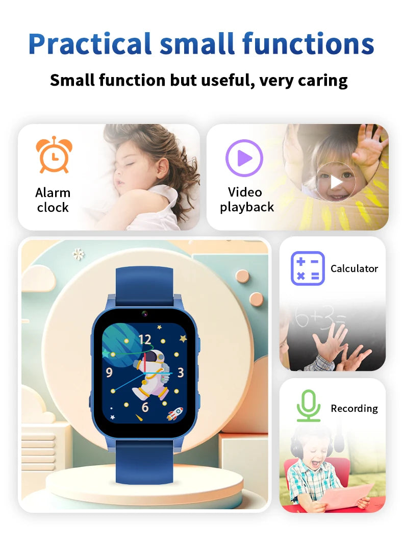 Kids Digital Smartwatch – Camera, Music &amp; Video Player, Flashlight, Pedometer &amp; Games