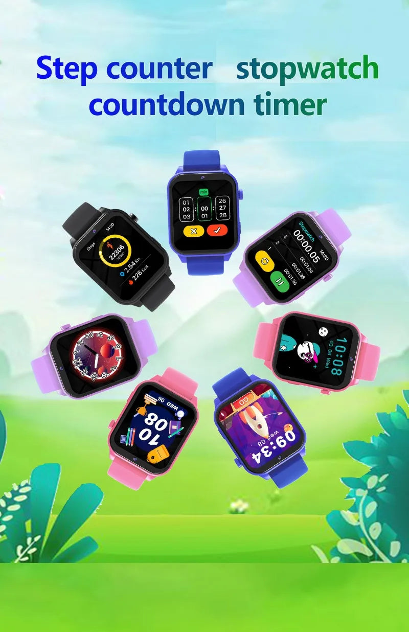 Kids Smart Game Watch – HD Color Screen, Flashlight, Sleep Tracker &amp; Waterproof