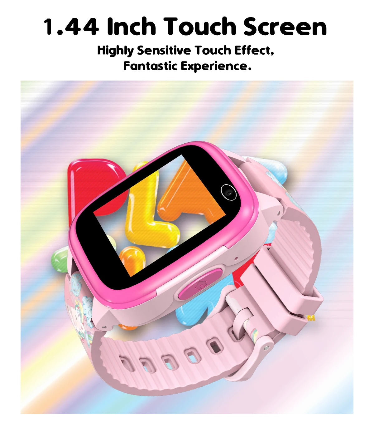 Kids Smartwatch with IPS Touch Screen – Dual Cameras, Games, Music, Video &amp; Pedometer