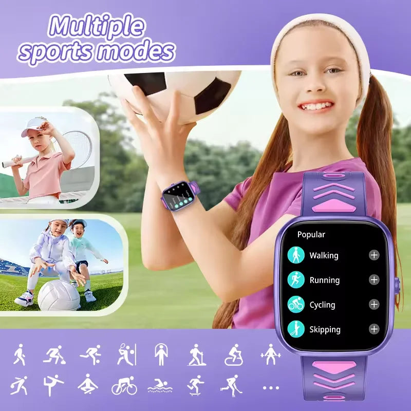Smart Learning Watch for Kids – HD Touch Screen, Music, Games &amp; App Connection