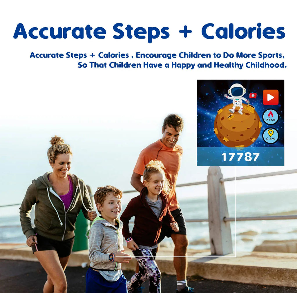Kids Smartwatch with IPS Touch Screen – Dual Cameras, Games, Music, Video &amp; Pedometer