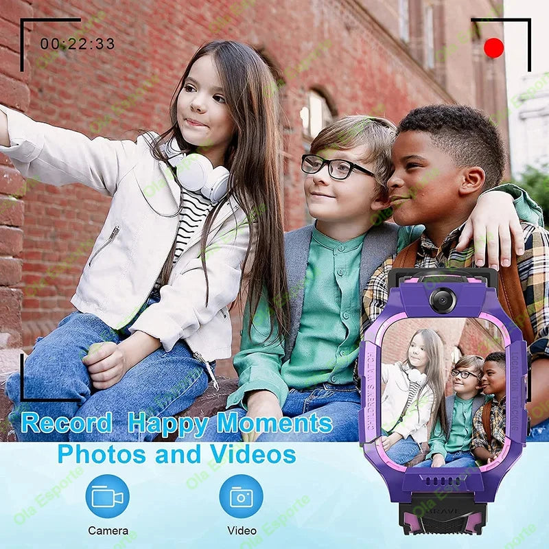 Kids Smart Watch 2G – GPS, SOS, SIM Card, Video Call, Camera &amp; Waterproof