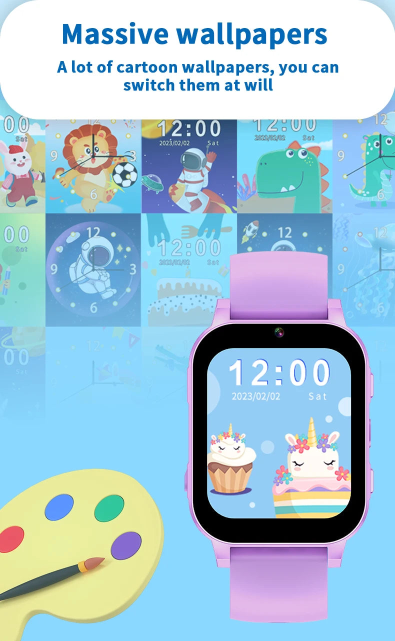 Kids Digital Smartwatch – Camera, Music &amp; Video Player, Flashlight, Pedometer &amp; Games