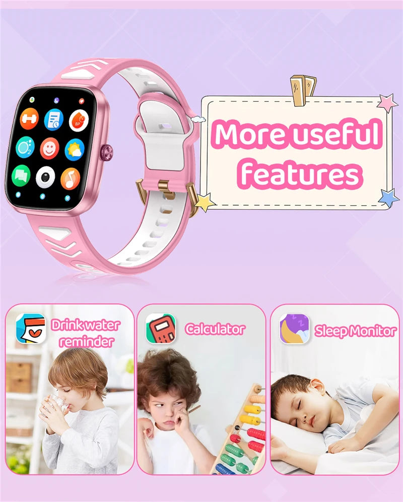 Smart Learning Watch for Kids – HD Touch Screen, Music, Games &amp; App Connection