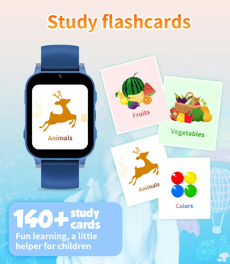 Kids Digital Smartwatch – Camera, Music &amp; Video Player, Flashlight, Pedometer &amp; Games