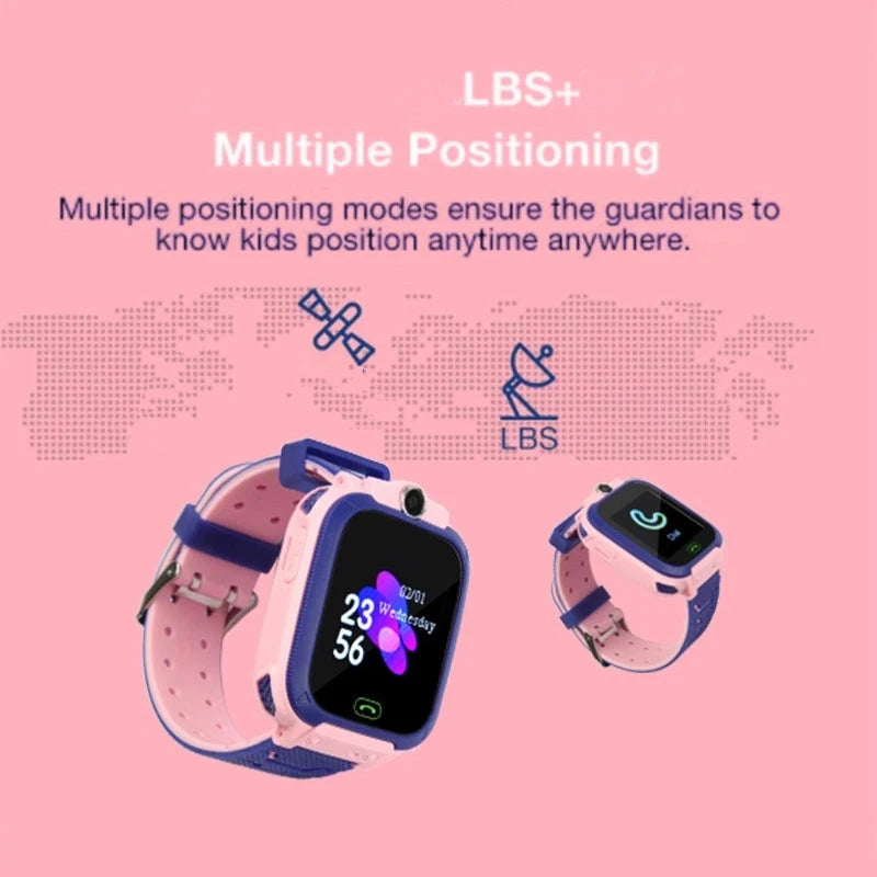 Kids Safety Smart Watch – GPS Location, Camera, Fun Apps &amp; Entertainment