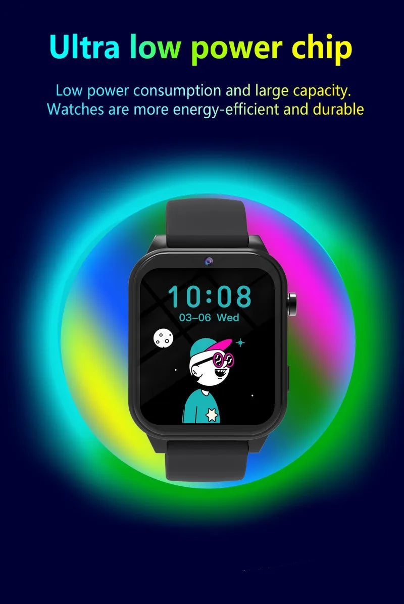 Kids Smart Game Watch – HD Color Screen, Flashlight, Sleep Tracker &amp; Waterproof