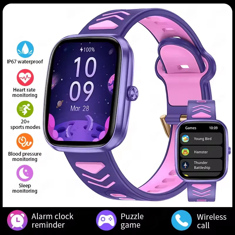 Smart Learning Watch for Kids – HD Touch Screen, Music, Games &amp; App Connection