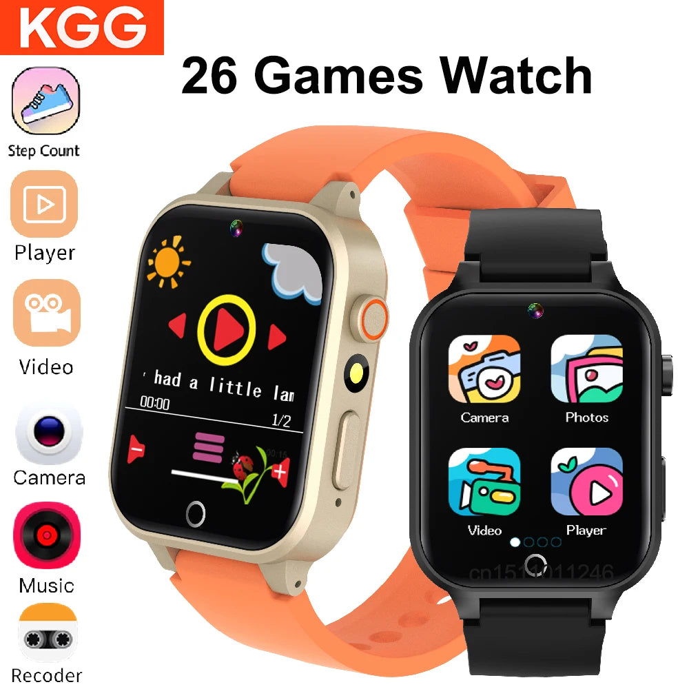 Kids Digital Smart Watch – Touch Screen, 26 Games, Music, Camera &amp; Pedometer