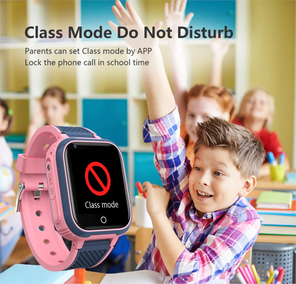 Kids 4G GPS Smartwatch – Video Calls, SOS, Camera &amp; IP67 Waterproof Protection