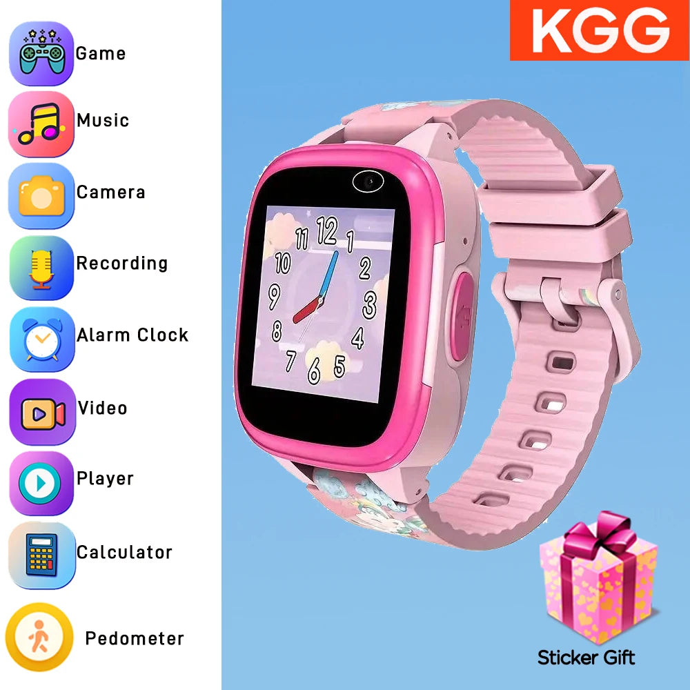 Kids Smartwatch with IPS Touch Screen – Dual Cameras, Games, Music, Video &amp; Pedometer