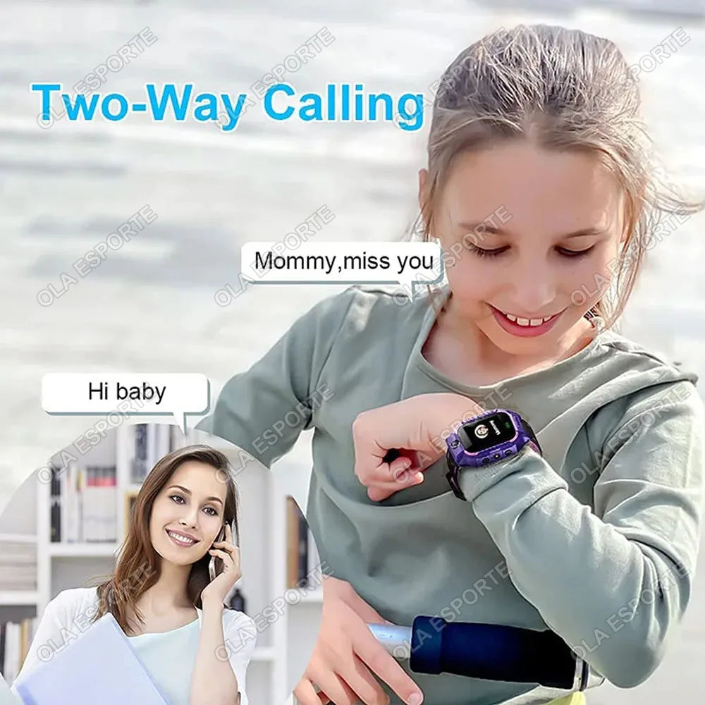 Kids Smart Watch 2G – GPS, SOS, SIM Card, Video Call, Camera &amp; Waterproof