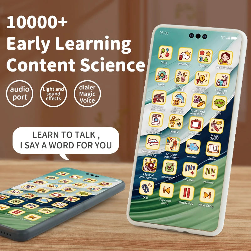 Toddler Learning Toy Phone – Interactive Stories, Music &amp; Early English Education