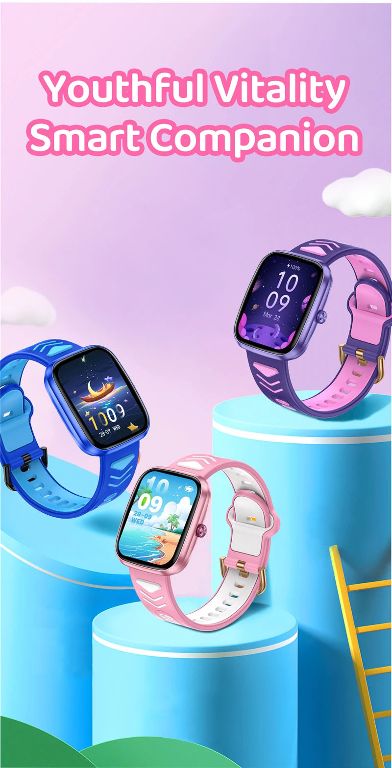 Smart Learning Watch for Kids – HD Touch Screen, Music, Games &amp; App Connection