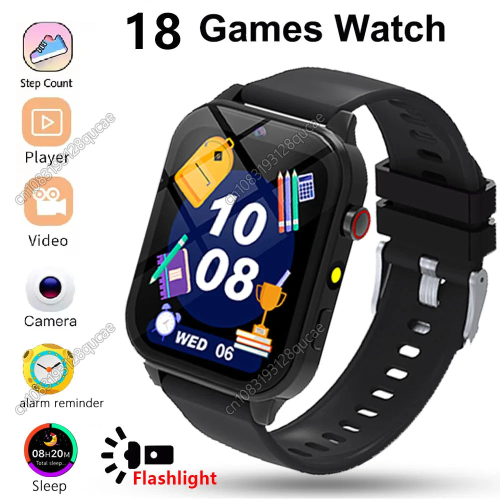 Kids Digital Smart Watch – 18 Games, Pedometer, Sleep Tracker, Calculator &amp; Stopwatch