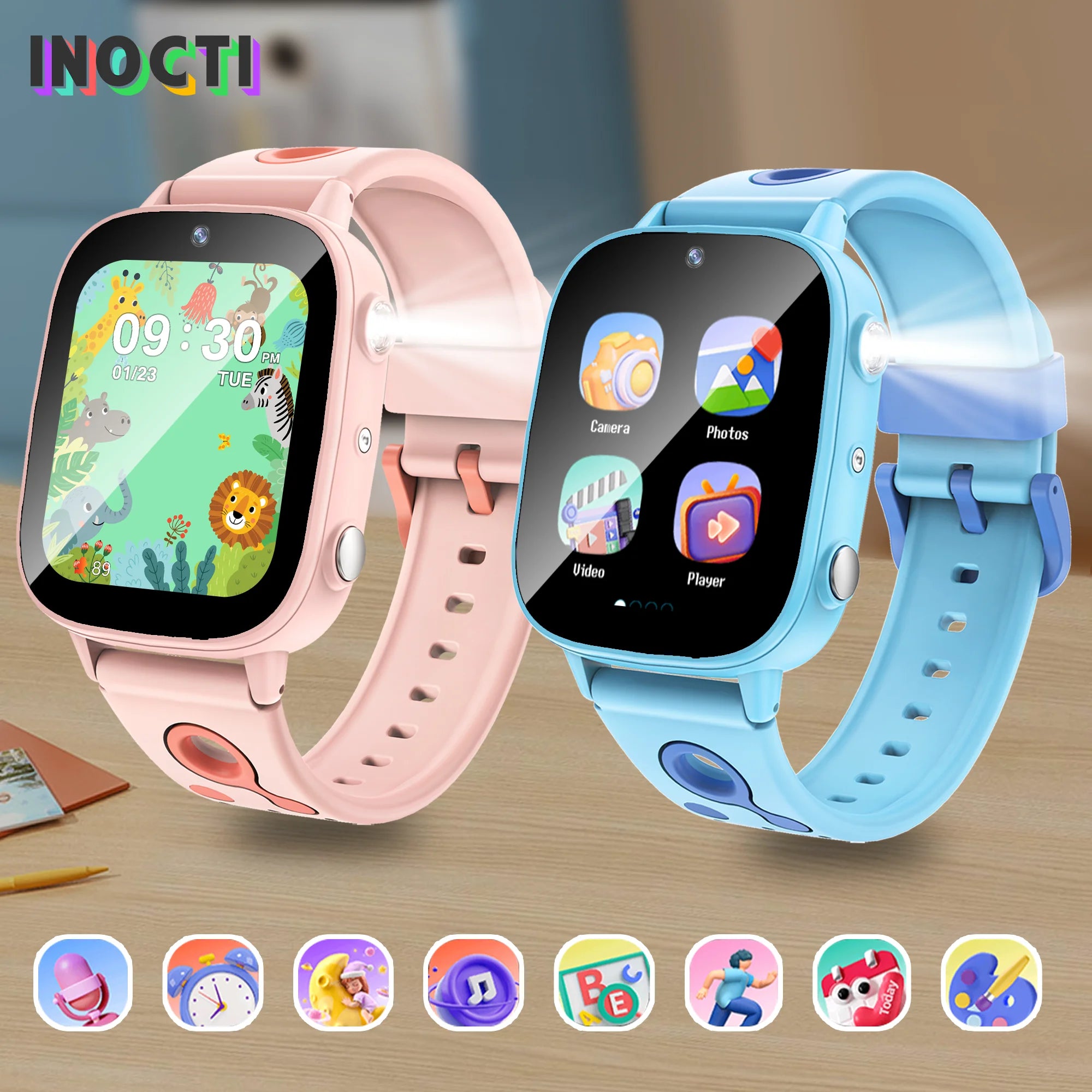 Educational Kids Smart Watch – HD Touch Screen, Games, Camera &amp; Sleep Tracker