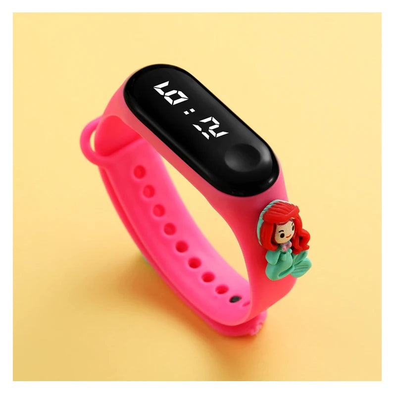 LED Digital Kids Watch – Waterproof Sports Design with Dinosaur &amp; Unicorn