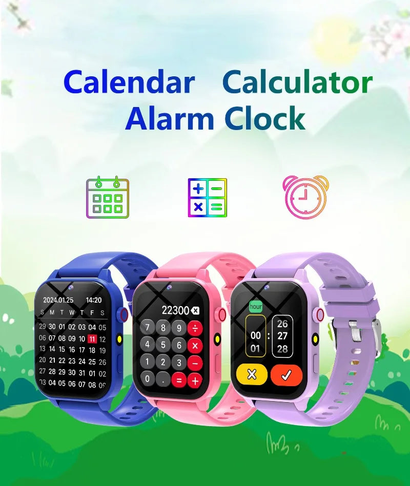 Kids Smart Game Watch – HD Color Screen, Flashlight, Sleep Tracker &amp; Waterproof
