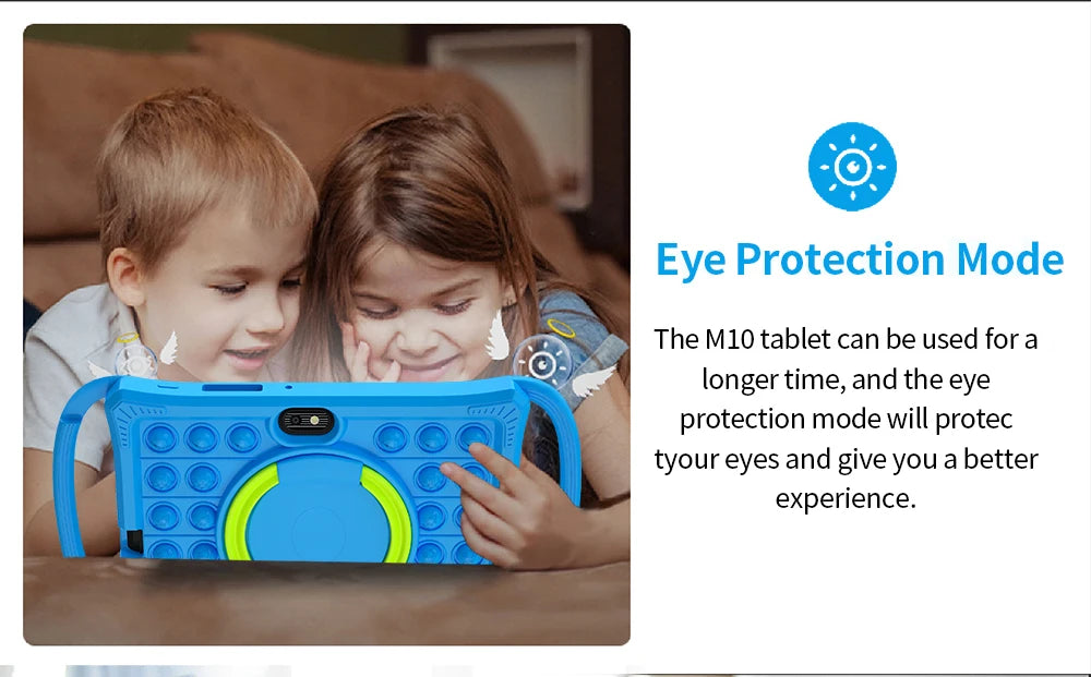 Smart Learning Tablet for Kids – 7” Android 12, 4GB+64GB, Dual Camera &amp; Parental Control