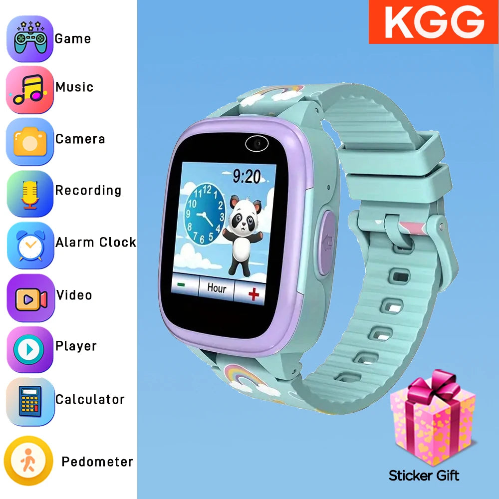 Kids Smartwatch with IPS Touch Screen – Dual Cameras, Games, Music, Video &amp; Pedometer