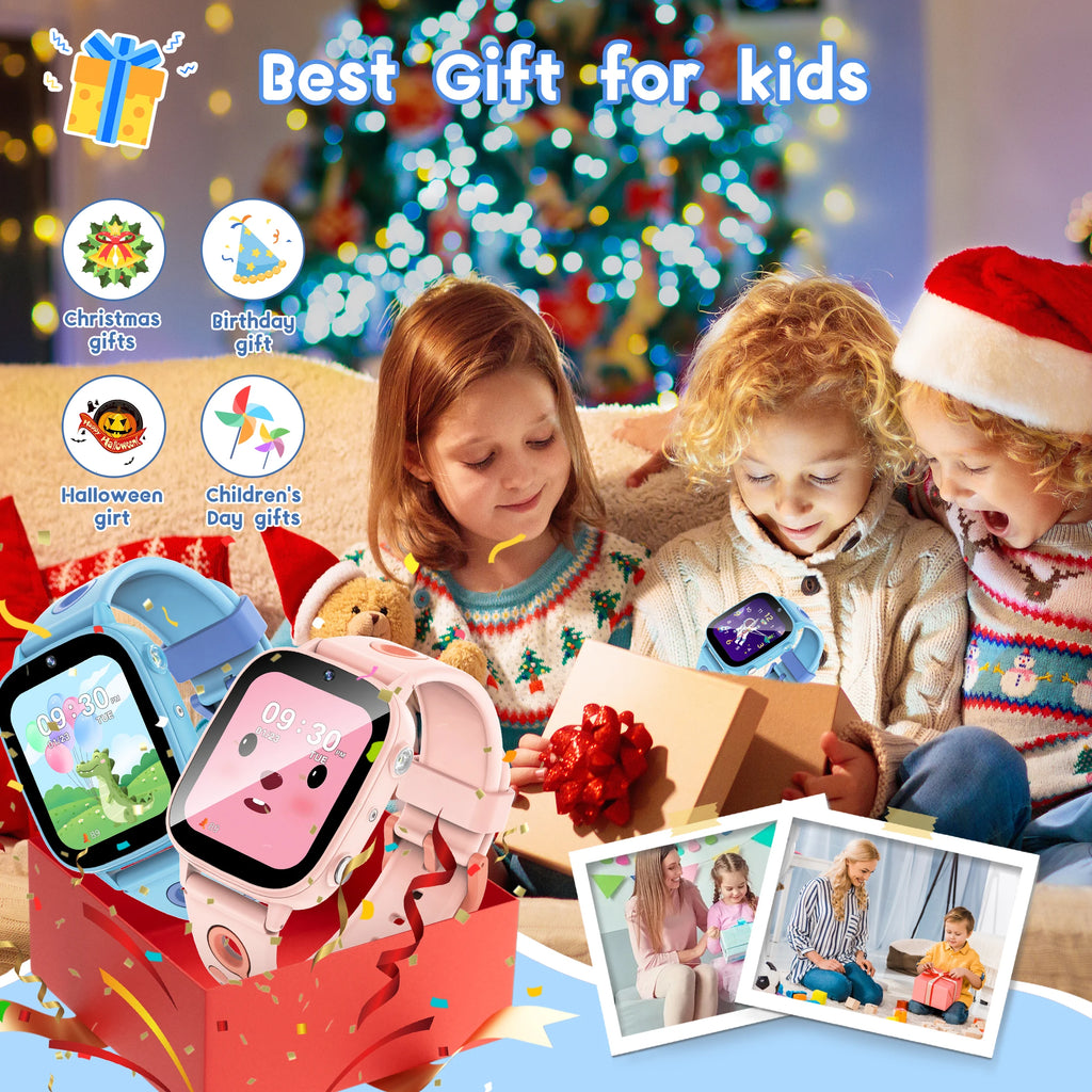 Educational Kids Smart Watch – HD Touch Screen, Games, Camera &amp; Sleep Tracker