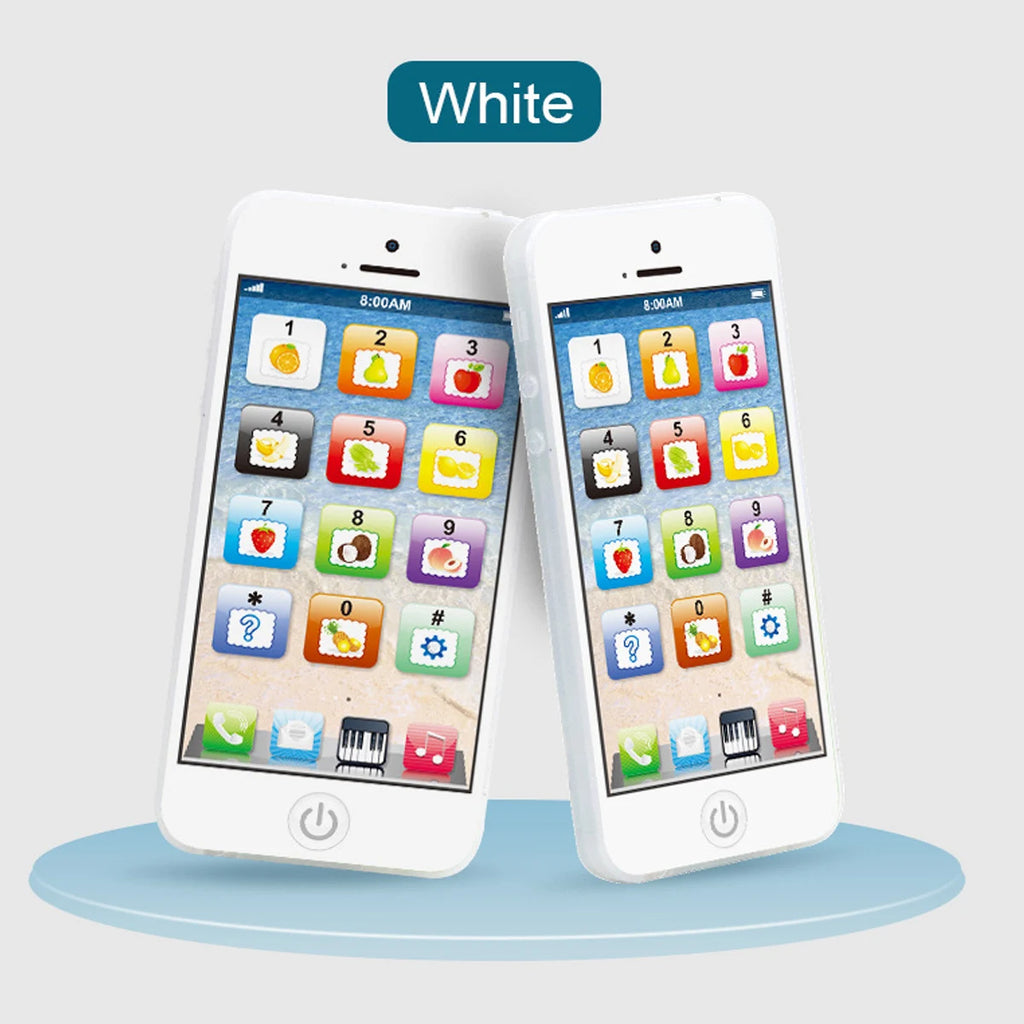 Kids Educational Play Phone – 12 Interactive Keys, Numbers &amp; Fruits | Cognitive Development Toy