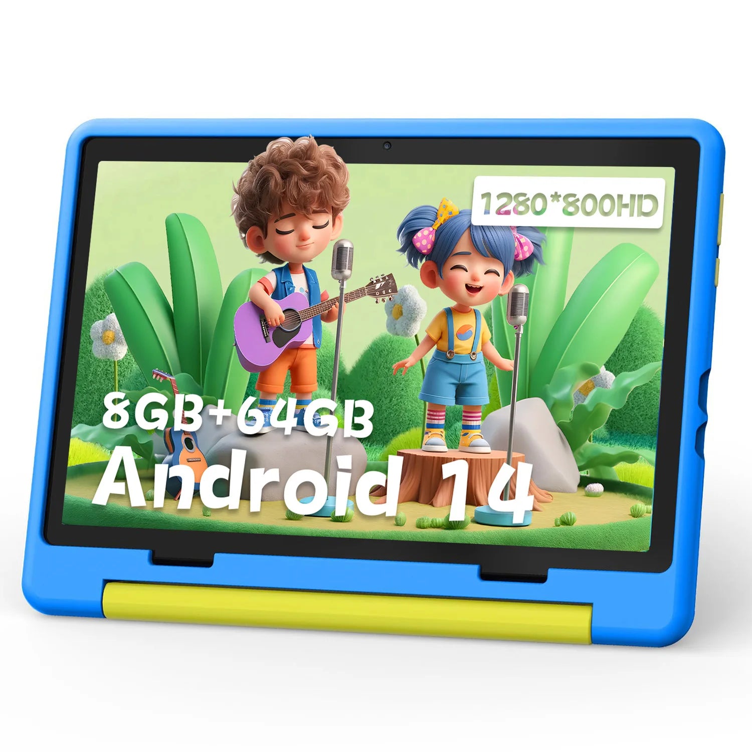 Children's Smart Tablet – 10 Inch Display, Android 15, Octa Core, WiFi, 5000mAh Battery &amp; Parental Features