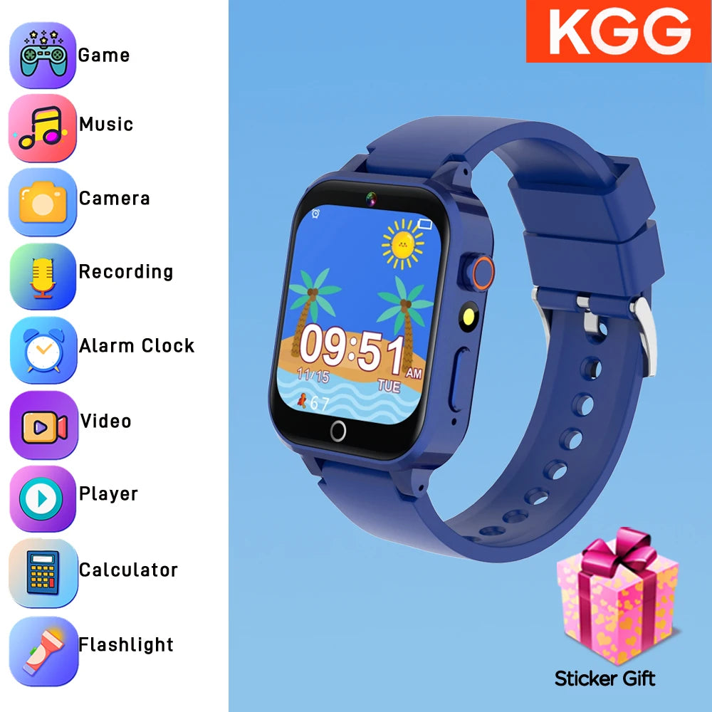 Advanced Kids Smart Watch – Games, Music Player, Video, Habit Tracker &amp; Alarm Clock