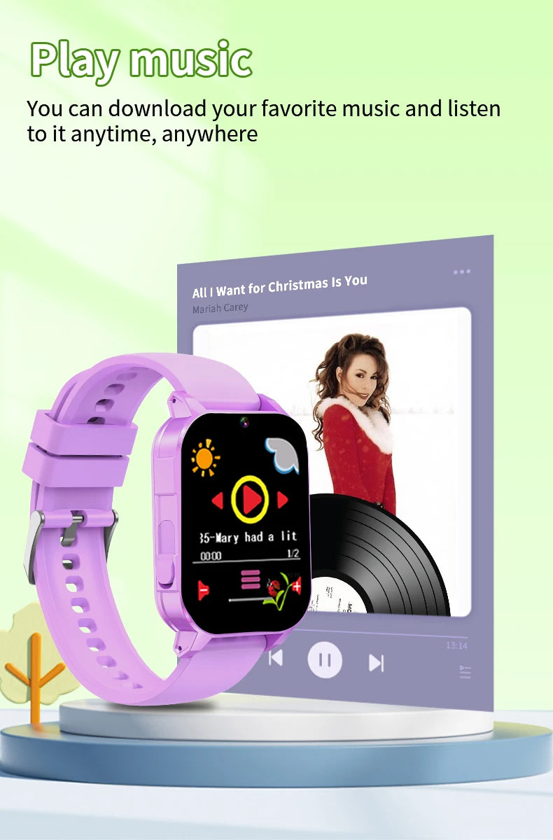 Kids Digital Smartwatch – Camera, Music &amp; Video Player, Flashlight, Pedometer &amp; Games