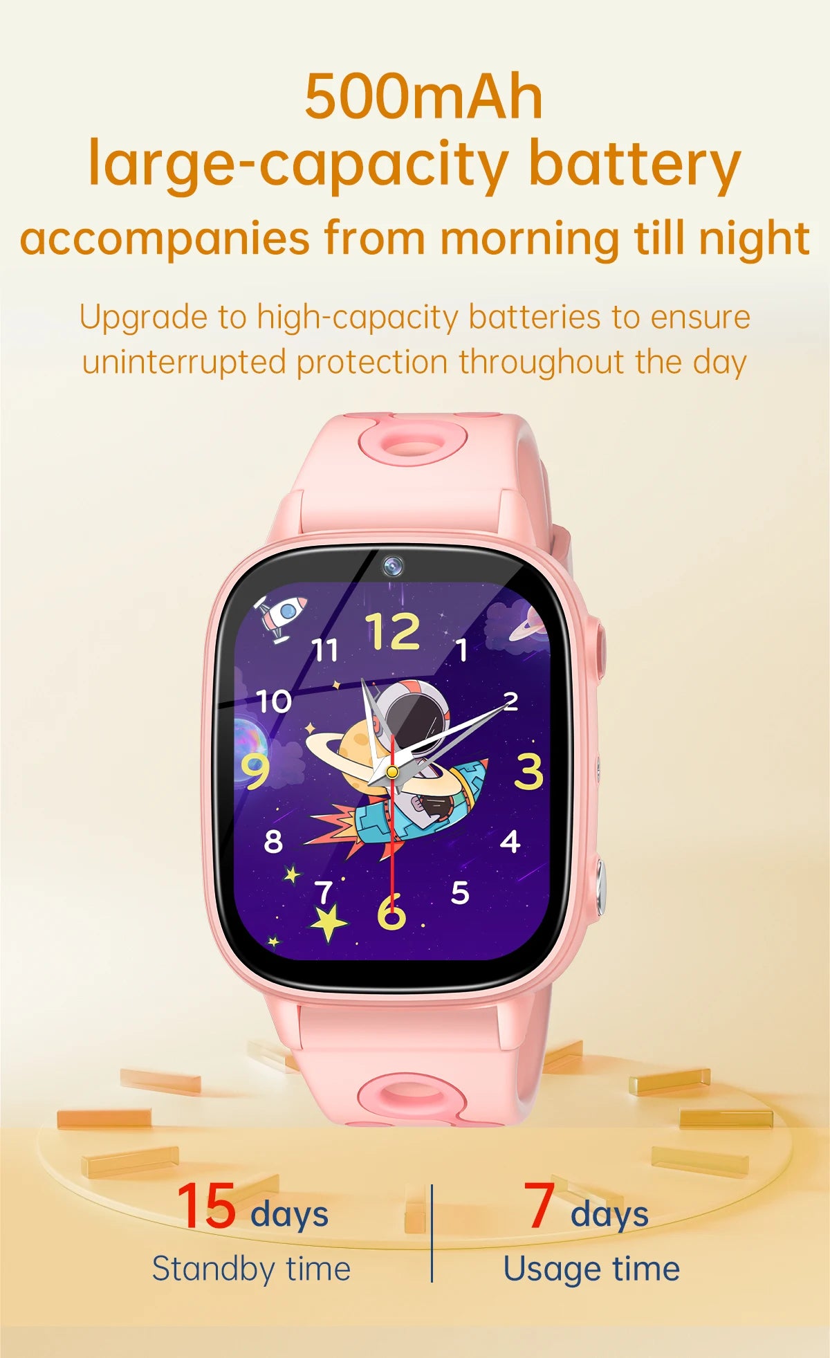Educational Kids Smart Watch – HD Touch Screen, Games, Camera &amp; Sleep Tracker