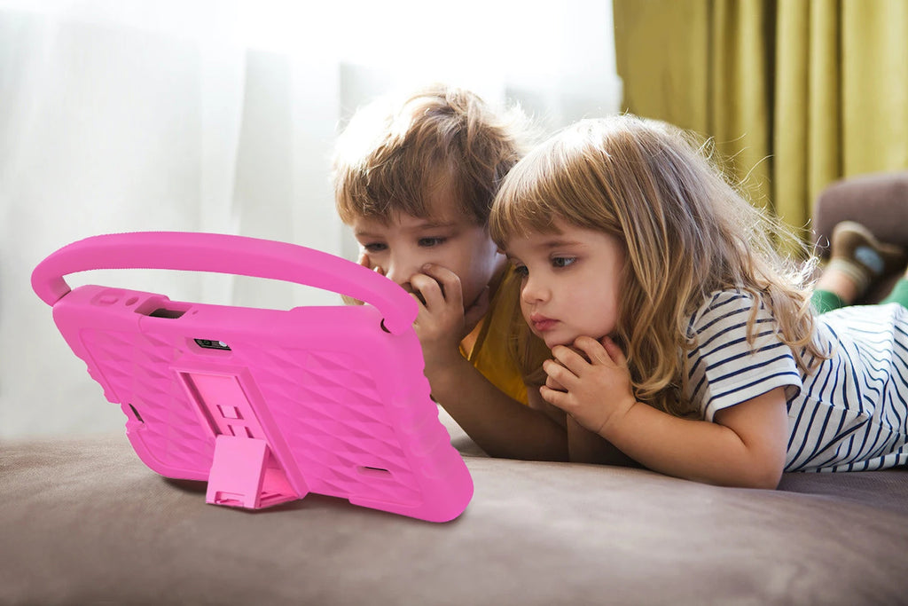 Interactive Android Tablet for Kids – 7-Inch, 64GB, Shockproof, WiFi, Bluetooth &amp; Parental Control